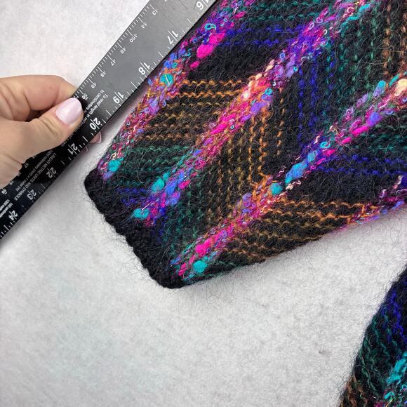 Vintage Carducci Tunic Sweater Womens' Small Oversized Mohair Blend 80's Party - Picture 5 of 15